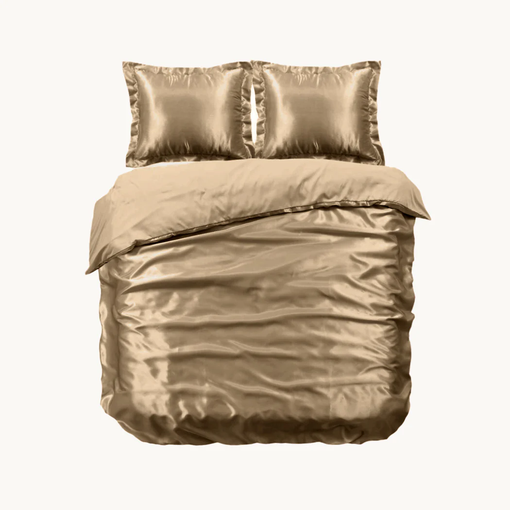 Dekbedovertrek Satijn™ Effen Tranquil Taupe - Image 4