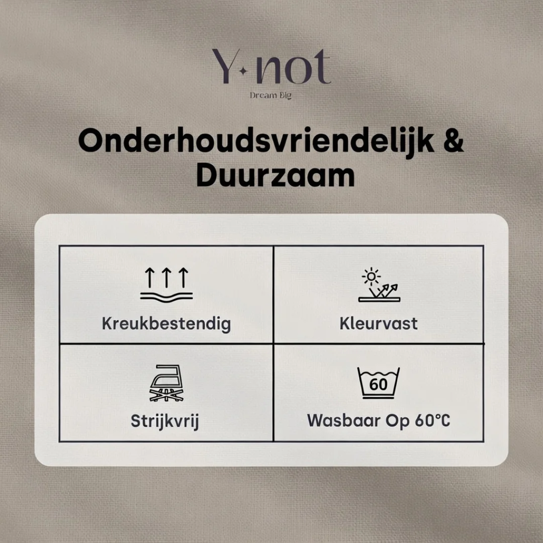 Topper Hoeslaken Katoen Satijn Premium Taupe - Image 4