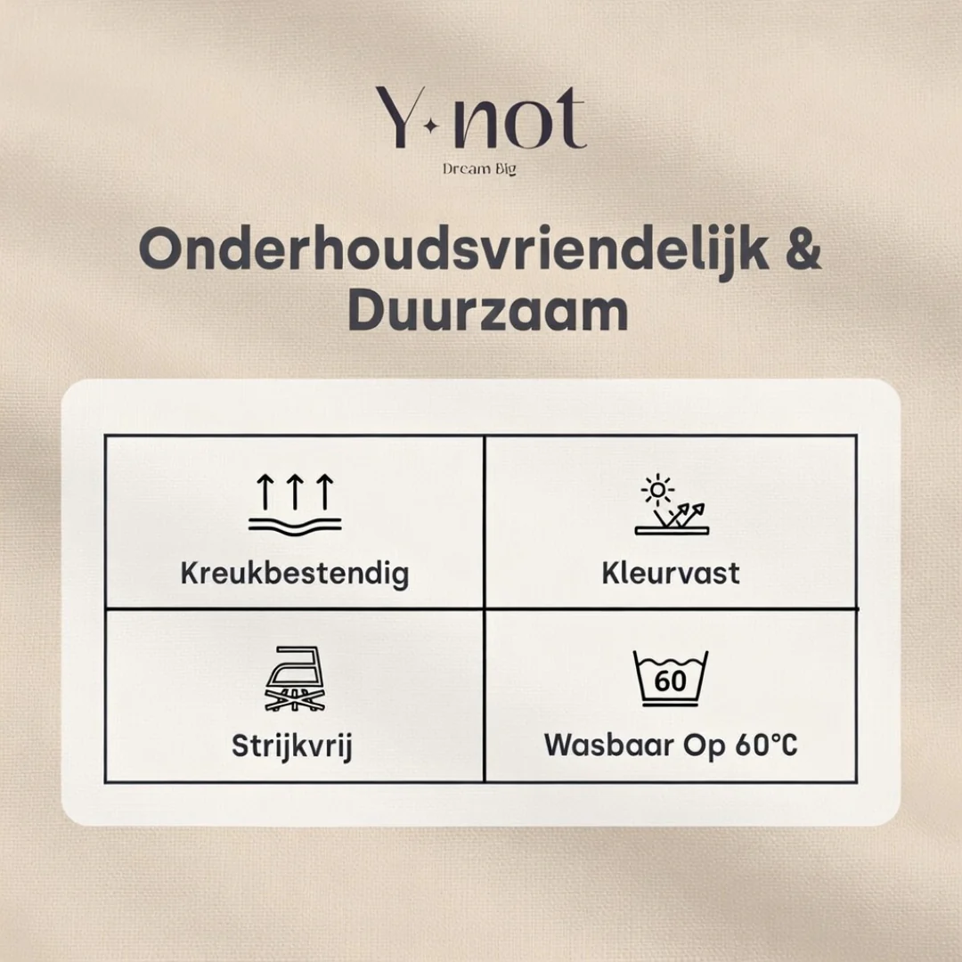 Topper Hoeslaken Katoen Satijn Premium Zand - Image 5