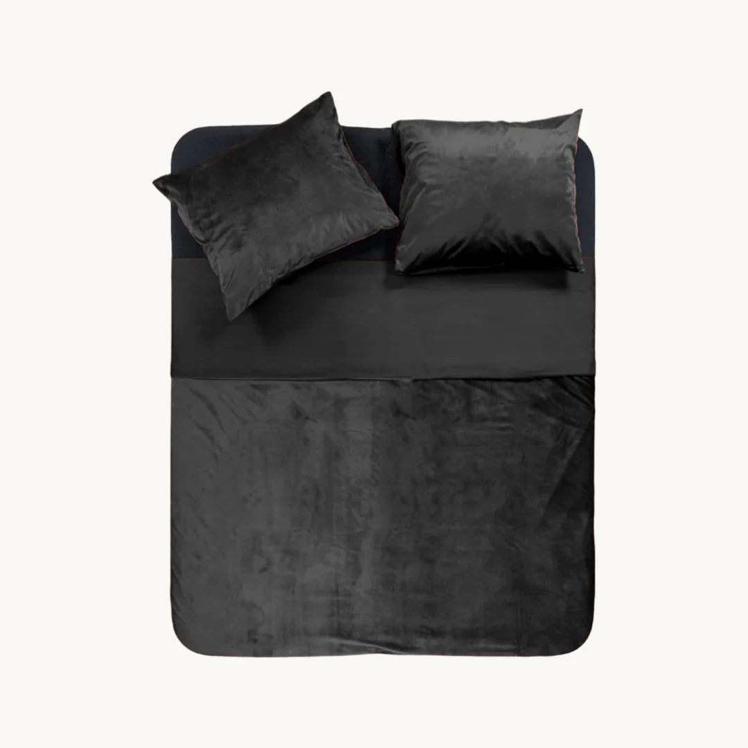Dekbedovertrek set Velvet Jet Black - Image 7