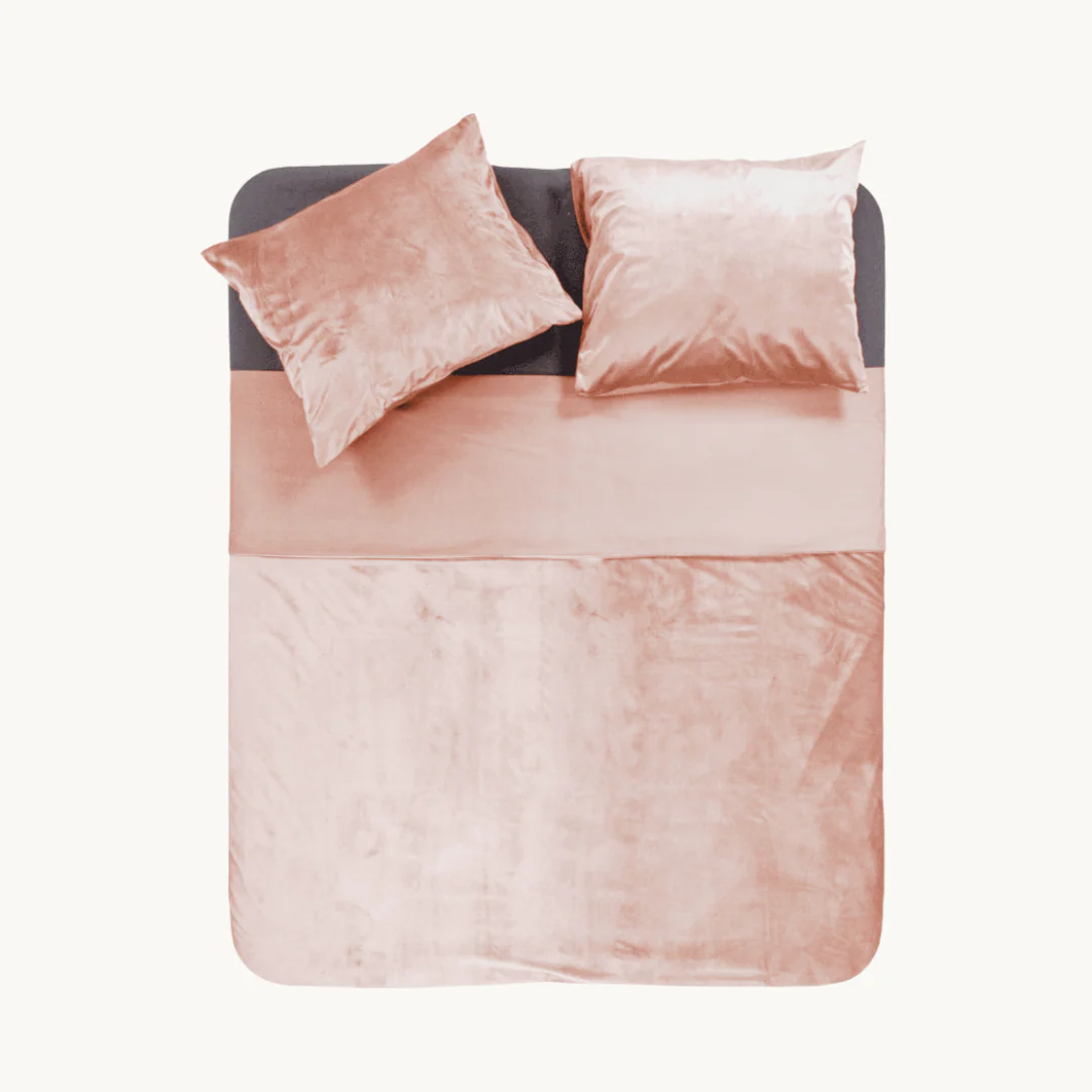 Dekbedovertrek set Velvet Roze - Image 8