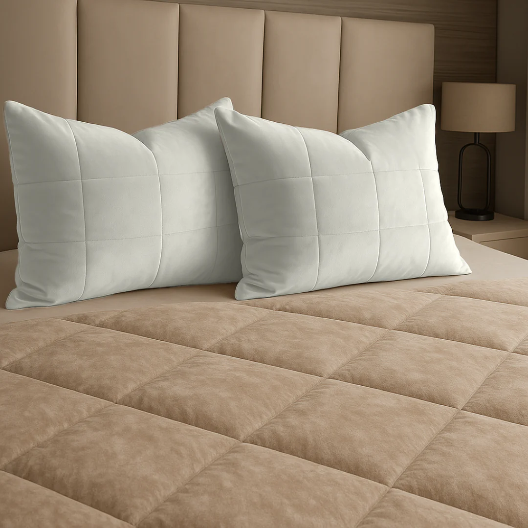 Y-NOT Kussenslopen Vol & Gevoerd Velvet Pearl White  2-Pack 60x70 cm - Image 2