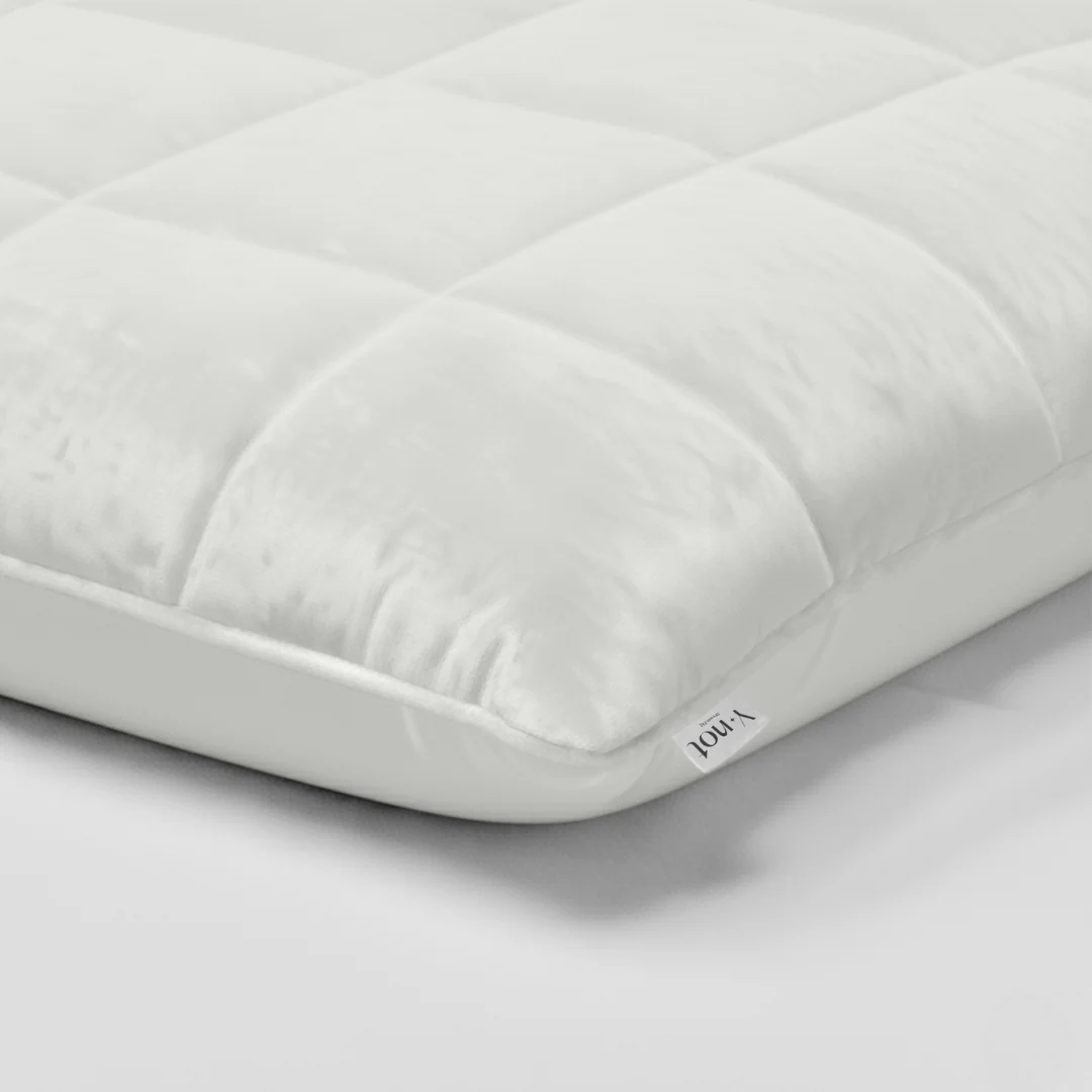 Y-NOT Kussenslopen Vol & Gevoerd Velvet Pearl White  2-Pack 60x70 cm - Image 4