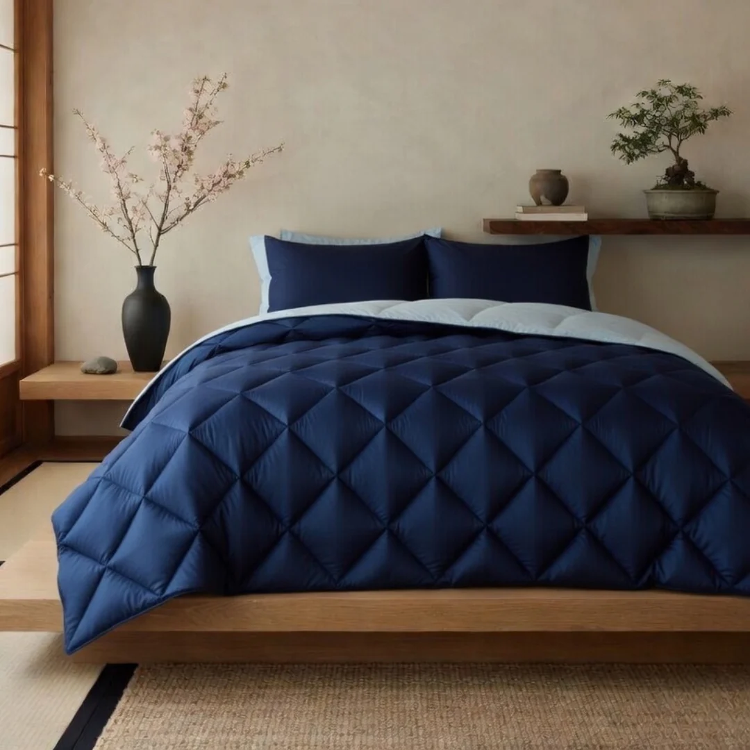 Y-NOT All Year Dekbed Light Blue / Dark Blue - Image 3