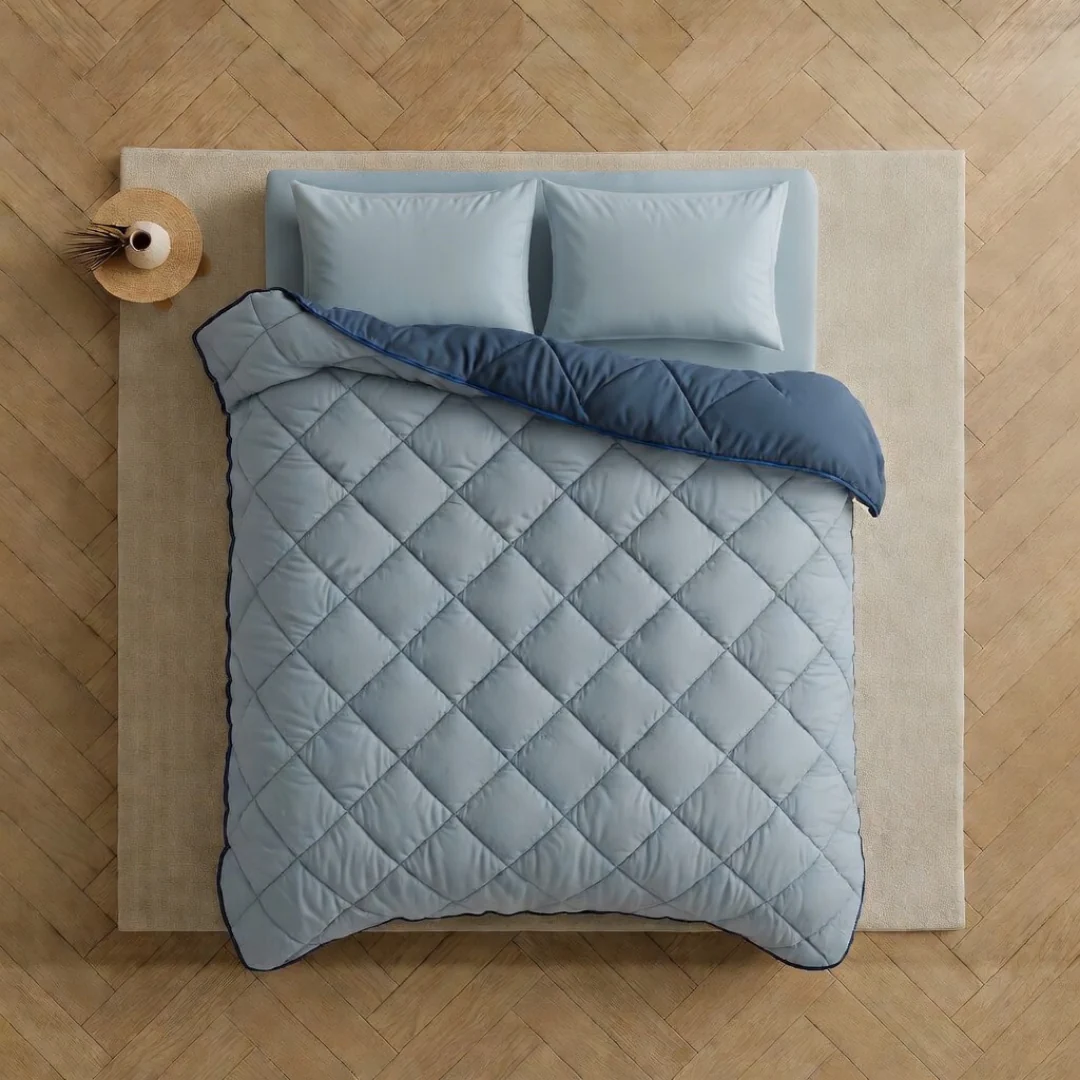 Y-NOT All Year Dekbed Light Blue / Dark Blue - Image 5