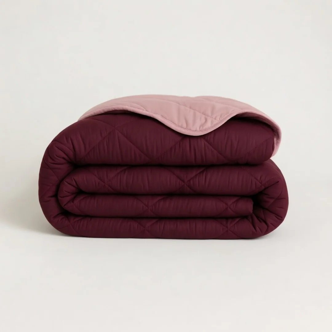 Y-NOT All Year Dekbed Plum / Old Pink - Image 4