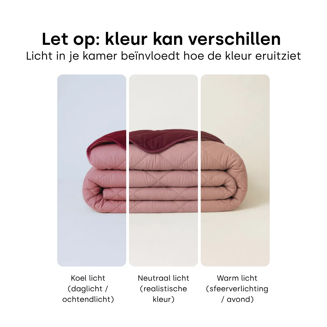 Y-NOT All Year Dekbed Plum / Old Pink - Image 9