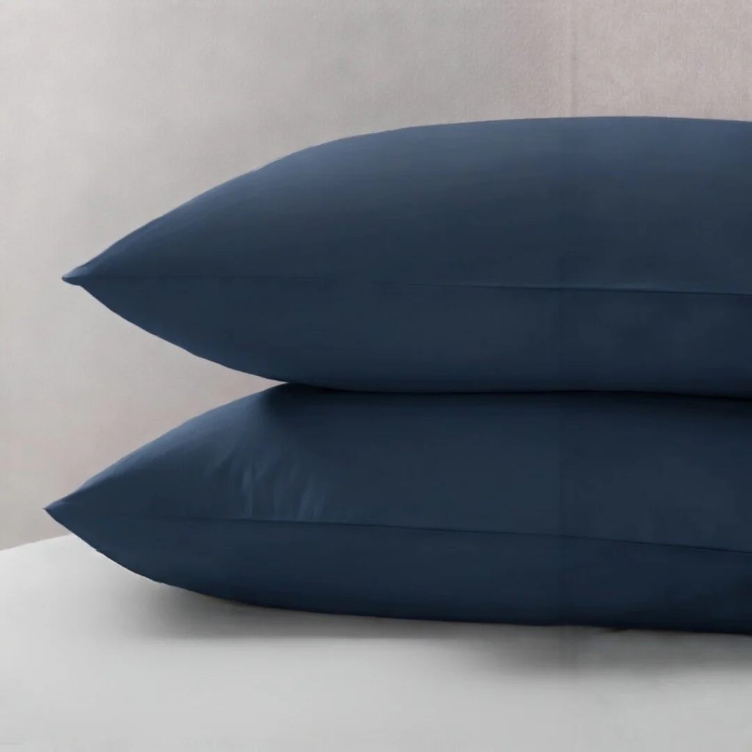 Y-NOT Kussenslopen Dark Blue 60x70cm 2-Pack - Image 2
