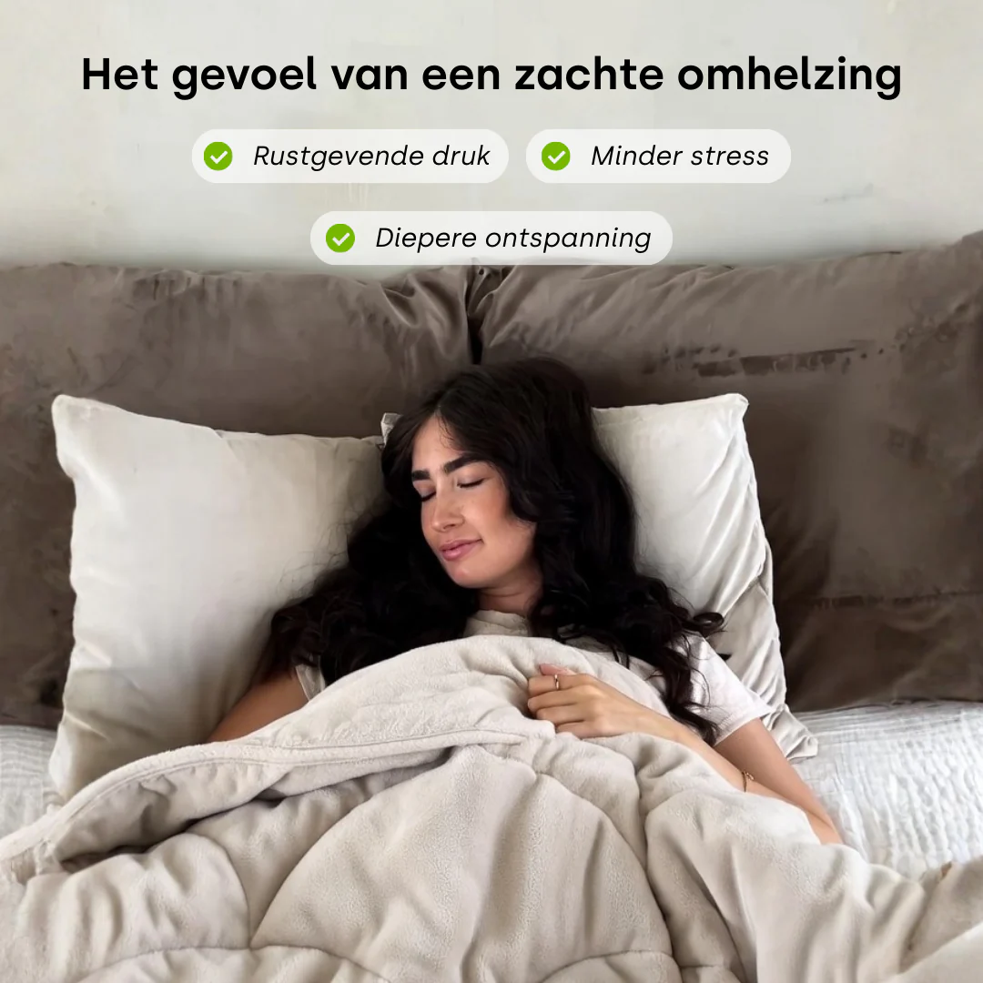 YNOT Verzwaringsdeken Velvet Greige - Image 3