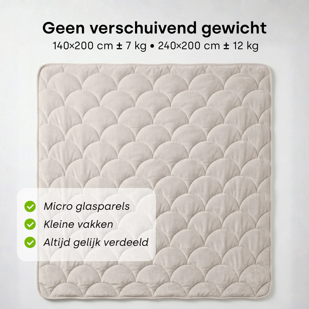 YNOT Verzwaringsdeken Velvet Greige - Image 7