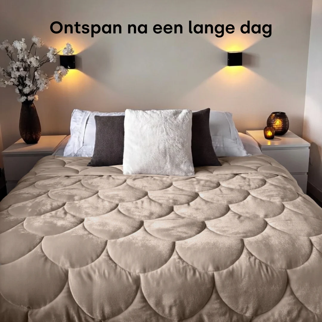 Y-NOT Verzwaringsdeken Velvet Taupe - Image 8