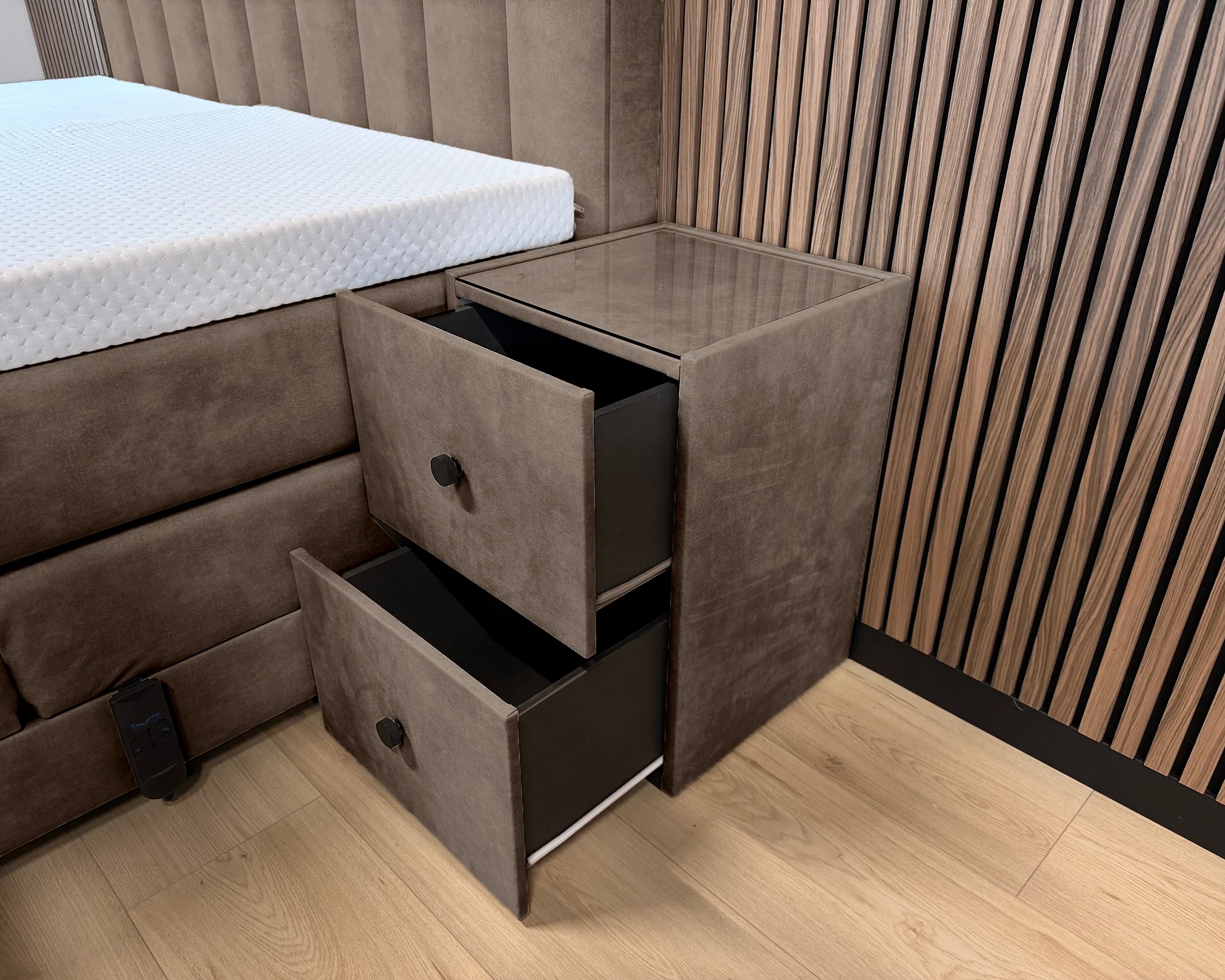 Y-NOT - Elektrische Boxspring - Cleo - Complete set - Nº31 Taupe - Image 9