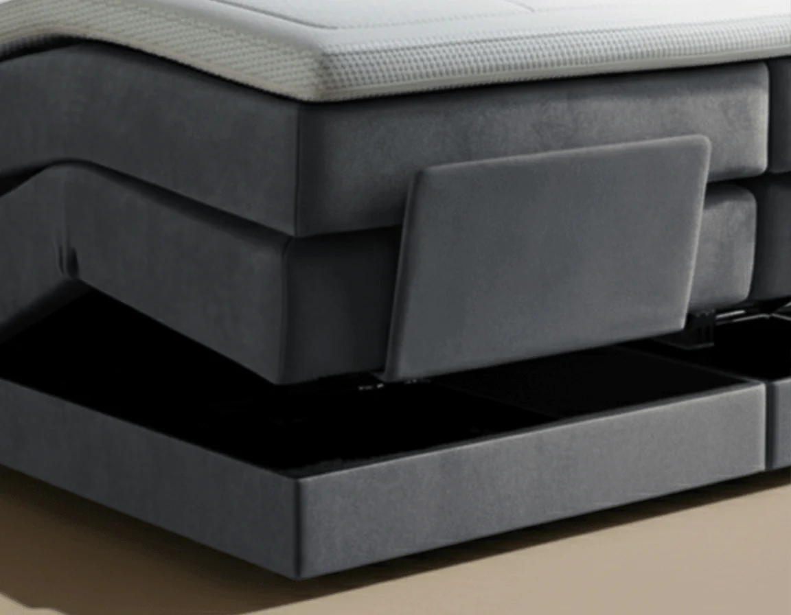 Y-NOT - Elektrische Boxspring - Lumière - Complete set - Nº19 Caviar Dark Gray - Image 4