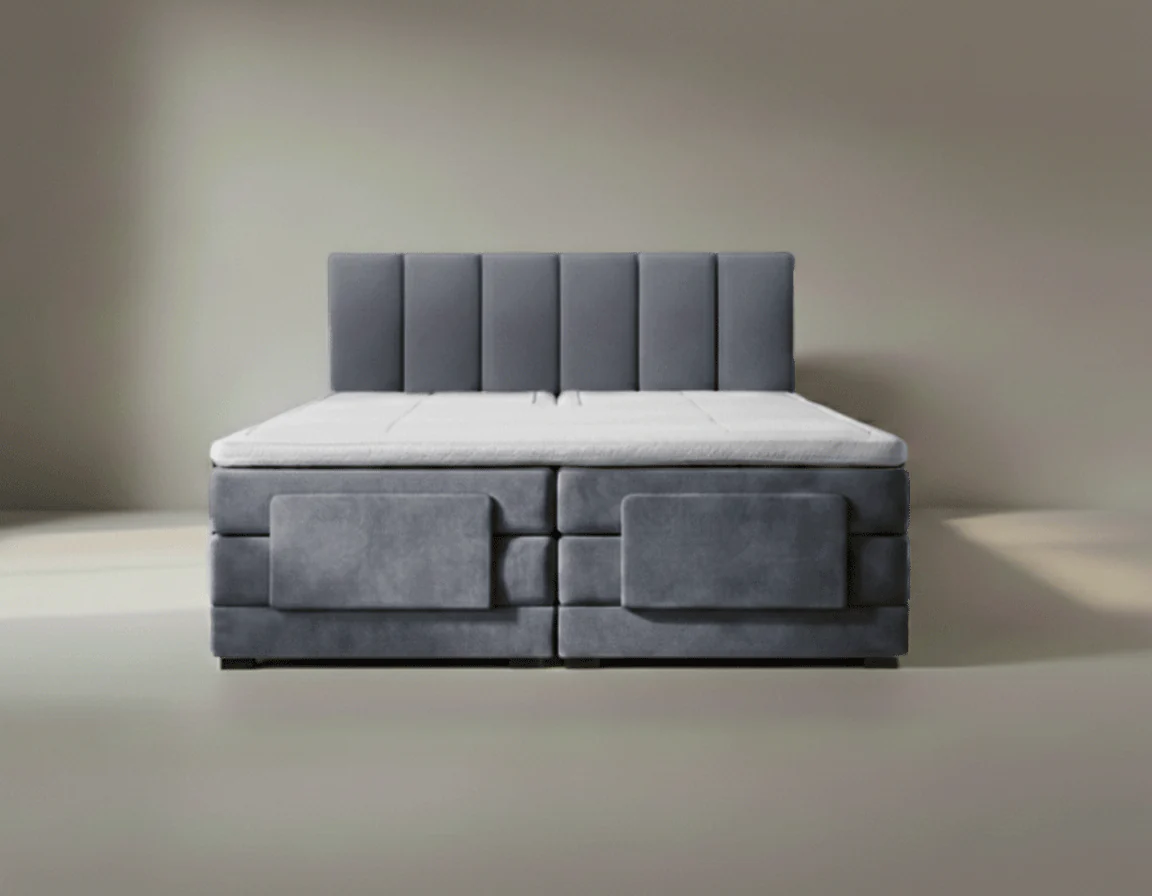 Y-NOT - Elektrische Boxspring - Lumière - Complete set - Nº19 Caviar Dark Gray - Image 8